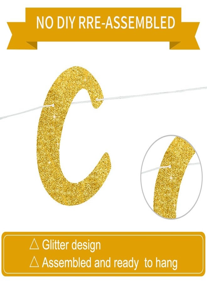 بيشيدا لافتة تهنئة ذهبية من بيشيدا (جاهزة للتجميع)، لافتات تخرج 2024، مستلزمات حفلات تهنئة خريجي دفعة 2024، زينة لحفلات التخرج، وحفلات الزفاف، وحفلات التقاعد - Image 3